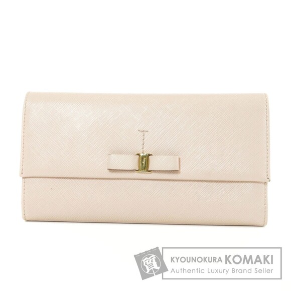 Salvatore Ferragamo Handbags - Salvatore Ferragamo Ribbon Motif Long Wallet Leather